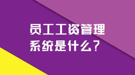 工資管理系統是什么