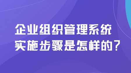 組織管理系統實施