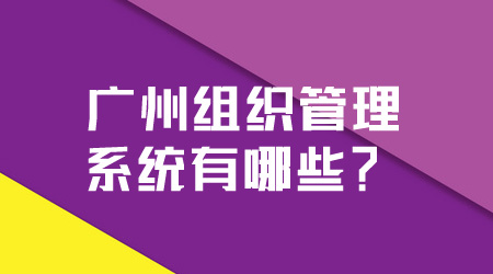 組織管理系統有哪些