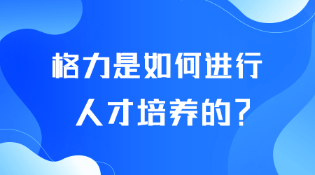 格力如何進行人才培養.png