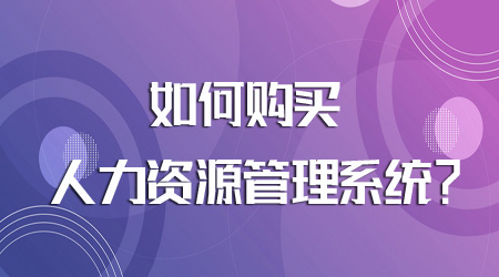 企業如何購買人力資源管理系統